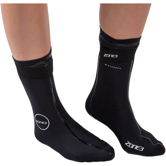 2024 Zone3 Neopreno Calor- Tech Warmth Socks Na18uhts101 - Negro / Rojo